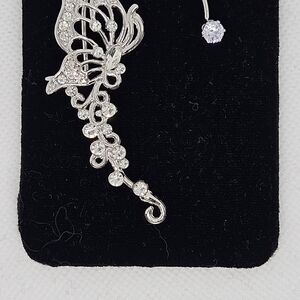 Butterfly ear cuff,  non-pearcing needed